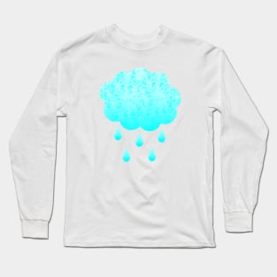 Cloud and raindrops Long Sleeve T-Shirt